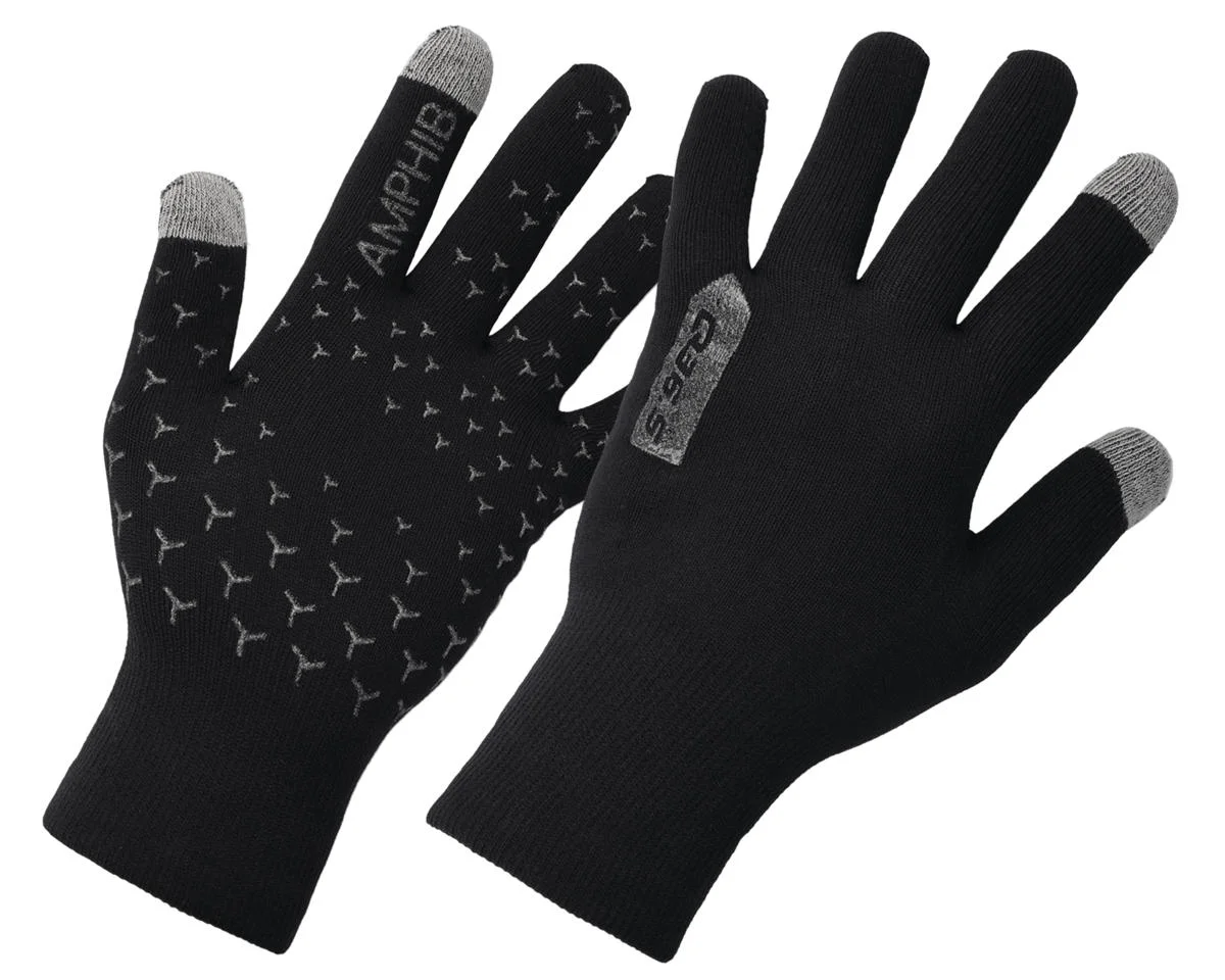 Q36.5 Winter Rain Full Finger Gloves (Black) (XL)